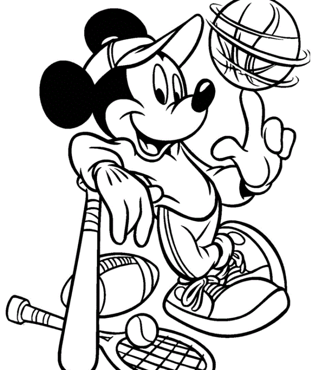 Sports Coloring Pages To Print - Coloring Website