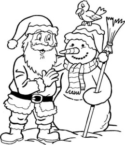 christmas santa claus coloring website printable