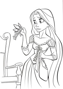 Disney Coloring Pages Tangled