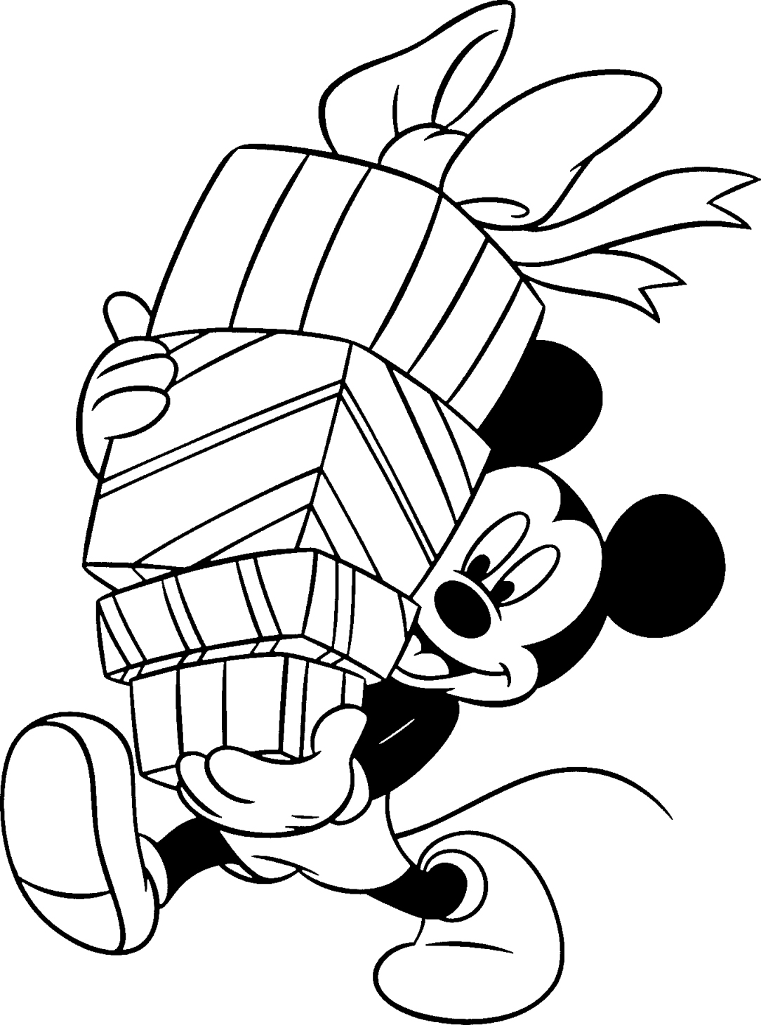 Printable Free Disney Christmas Coloring Pages